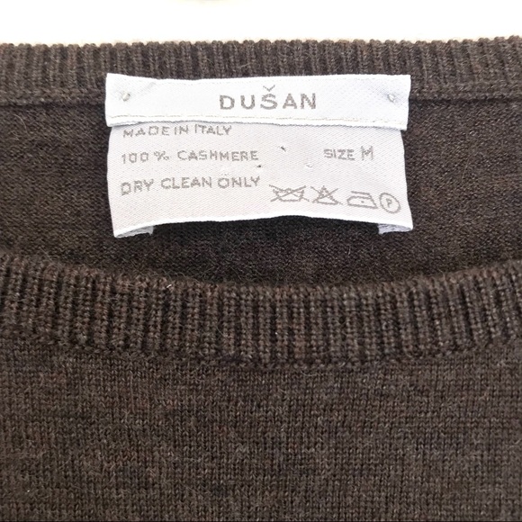 Dusan 100% Cashmere Sweater Sz M - Picture 2 of 3